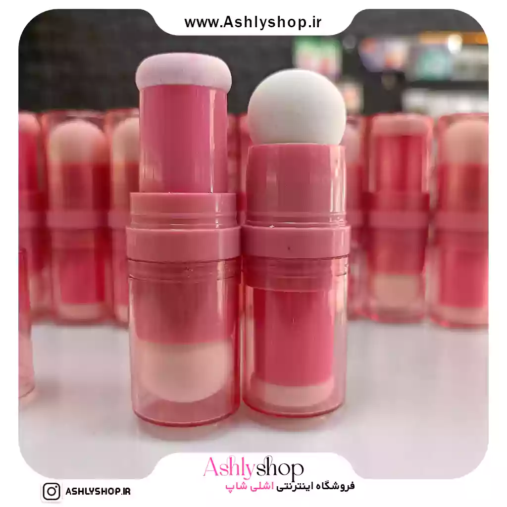 براش اسفنجی دو طرفه رژگونه و کانتورینگ