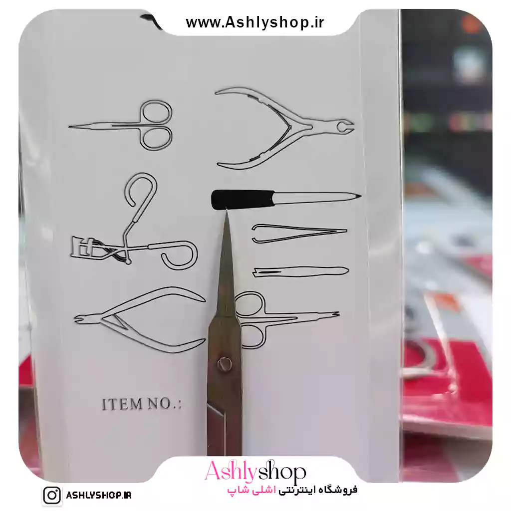 قیچی ابرو استیل برای مرتب کردن ابرو