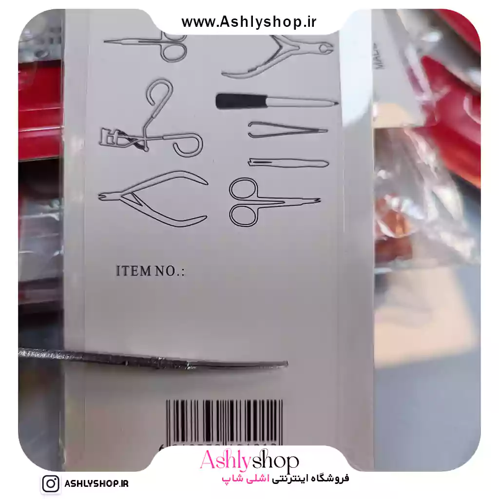 قیچی ابرو استیل برای مرتب کردن ابرو