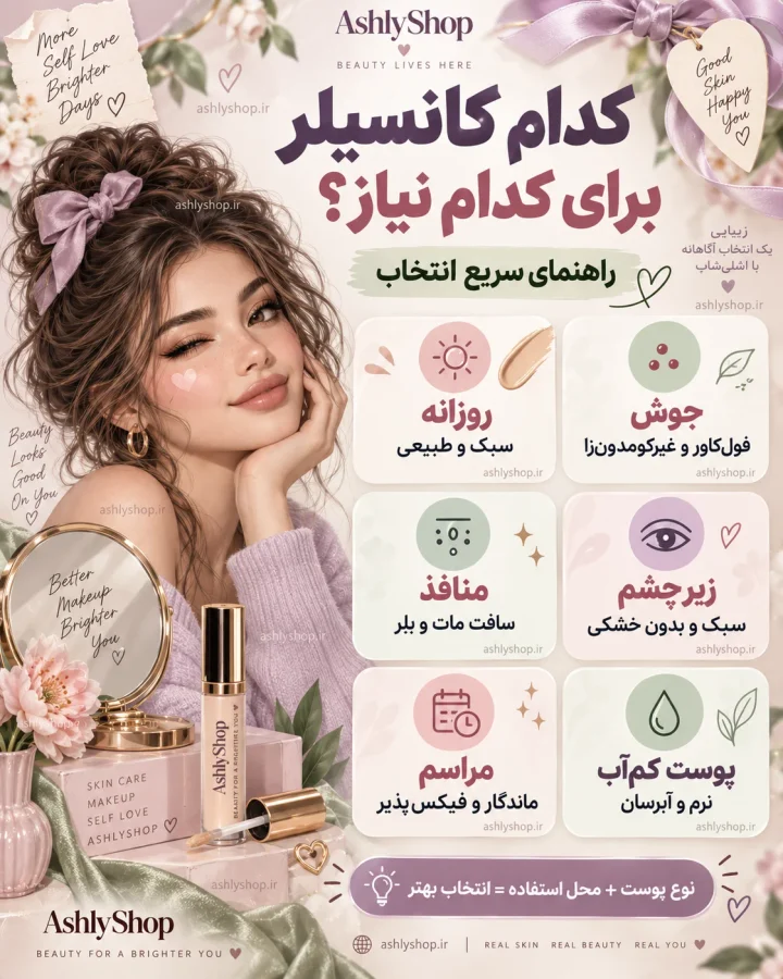8 اشتباه که باعث ماسیدن کانسیلر روی پوست چرب می‌شوند