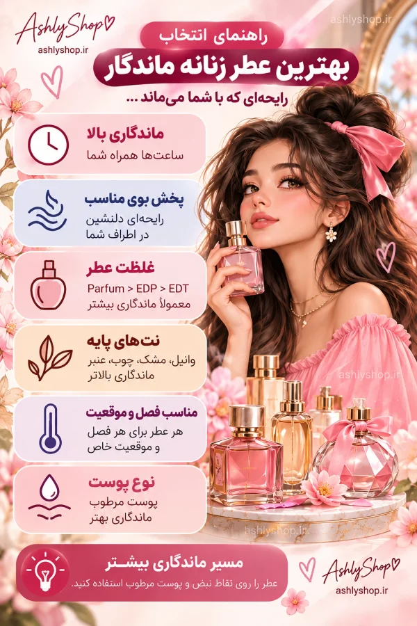 بهترین عطر زنانه ماندگار
